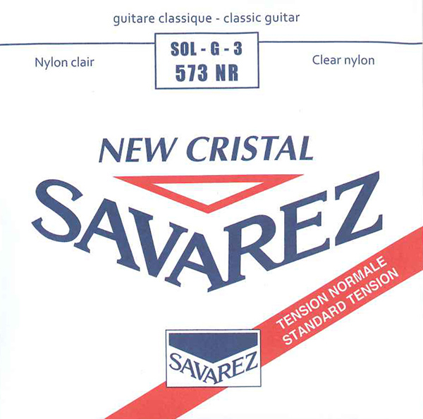 サバレス／ニュークリスタル573NR(3) SAVAREZ new cristal standard tension G-3 クラシックギター弦