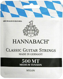 ハナバッハ／500・MT・ミディアム（Set） HANNABACH 500MT medium SET クラシックギター弦