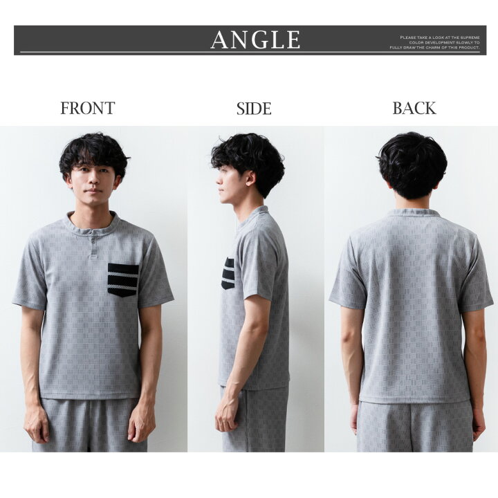 楽天市場】tシャツ メンズ 半袖 ヘンリーネック ボーダー ポケット付き 
