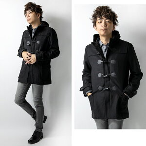 楽天市場 ダッフルコート メンズ ウール ジャケット アウタ ショートダッフルコート ダッフルパーカ ショート 学生 秋服 秋物 冬服 冬物 M L Xl Ll ネイビー キャメル ブラック メンズファッション Geneless