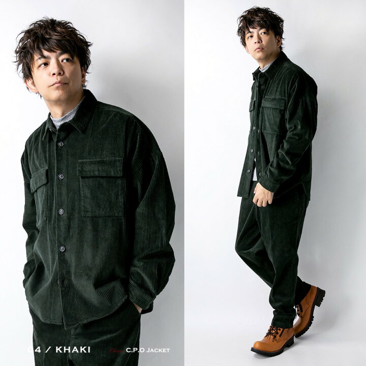 楽天市場 ジャケット メンズ 秋冬 カジュアルジャケット シャツジャケット コーデュロイ 暖かい アウター コーチジャケット 秋物 冬物 秋服 冬服 黒 ベージュ カーキ M L Ll Xl 全4色 メンズファッション Geneless