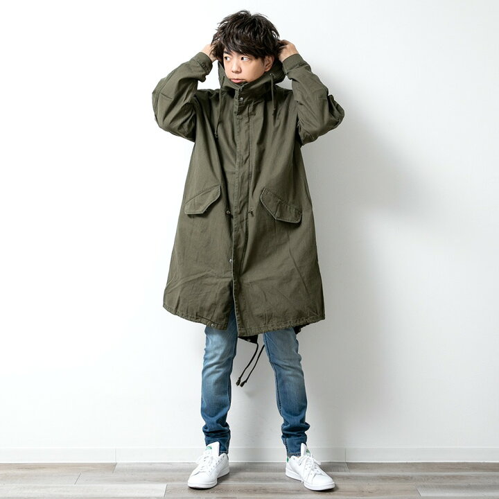 楽天市場】モッズコート メンズ 秋 冬 アウター ミリタリージャケット 