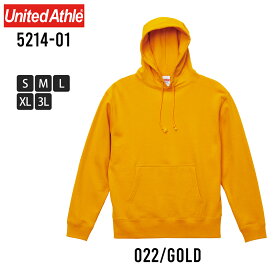 スウェット メンズ パーカー 長袖 プルパーカー United Athle スエット パーカ フード バイカラー 10oz 厚め 綿100 肉厚 コットン シンプル 全20色 5214-01 ジェネレス