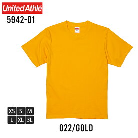 tシャツ 半袖 メンズ 半袖tシャツ United Athle 綿100 Uネック クルーネック 6.2oz Tシャツ 春夏 インナー トップス 全20色 5942-01 ジェネレス