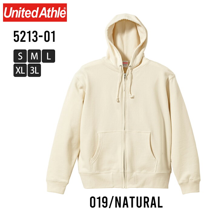 楽天市場】パーカー メンズ 長袖 スウェット 10oz United Athle ジップ 