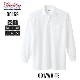 ポロシャツ メンズ 長袖 プリントスター 長袖ポロシャツ UVカット 日焼け防止 ポロ カジュアル スポーツウェア ゴルフ ゴルフウェア 春夏 無地 全8色 00169-VLP ジェネレス