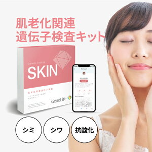 ��P20�{���ő�40��OFF�N�[�|��4/14 19:59�܂Ł� [����] GeneLife SKIN �W�[�����C�t ���^�C�v��`�q�����L�b�g ���^�C�v ���e �����K���T�|�[�g ������� DNA�����L�b�g 1��