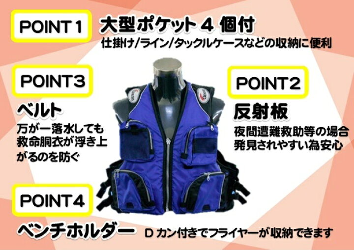 楽天市場 ライフジャケット 送料無料 ライフベスト 釣り 救命具 救命胴衣 メンズ 男性 フローティングベスト 釣りライフジャケット 大人用 エコノミー 大型ポケット 大人 釣り フィッシング 船釣 磯釣り スタイリッシュ 反射テープ ブラック レッド ブルー ベスト 黒 赤