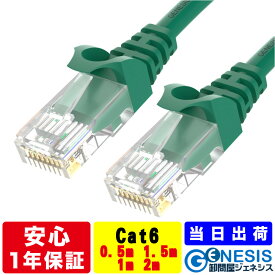 LANケーブル cat6 0.5m 1m 1.5m 2m 3m 5m 10m 20m 30m GSPOWER 爪折れ防止付き ストレート 赤 青 白 黒 緑 カバー付き ギガビット対応 イーサネットケーブル 1Gbps