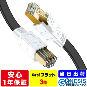 LAN�P�[�u�� cat8 �t���b�g 3m GSPOWER �����o�� �t���b�gLAN�P�[�u�� 2mm�� 1�N���i�ۏ� 1�J���ԕi�\ 40G�ʐM �S�[���h���b�L �Ɩ��p ��Ɨl���� �T�[�o�[�p �J�e�S��8 flatlan �� �� �� �� �� �X�g��