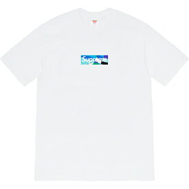 Supreme(シュプリーム)x Emilio Pucci Box Logo Tee[White Blue]2021SS メンズ Tシャツ 新古品【中古】