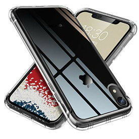 【ONES】 iPhone XR ケース 高透明 米軍MIL規格〔衝撃吸収、レンズ保護、滑り止め、軽い、フィット感〕『エアクッション技術、半密閉
