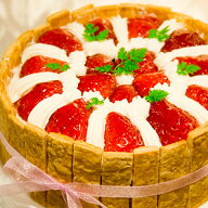 φ17cm 苺 の ショートケーキバースデーケーキ ホールケーキ いちご ストロベリー 6号 【楽ギフ_包装】