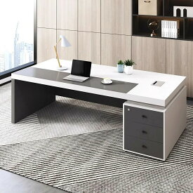 事務机 役員デスク 事務用片袖机 プレジデントデス 社長机 パソコンデスク システムデスク 棚付き 書斎デスク パソコン机 オフィス机 事務所 北欧 おしゃれ ワークデスク 事務デスク