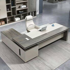 デスク エグゼクティブデスク 社長デスク 社長机 PCデスク パソコンデスク 役員デスク 事務所机 オフィスデスク 事務机 プレジデントデスク 重役デスク 高級デスク 役員用デスク オフィステーブル サイトキャビネット付き　収納スペース付き