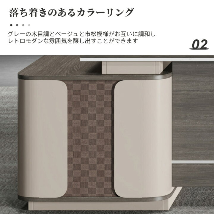 楽天市場】エグゼクティブデスク 役員デスク 社長机 重厚デザイン 配線 