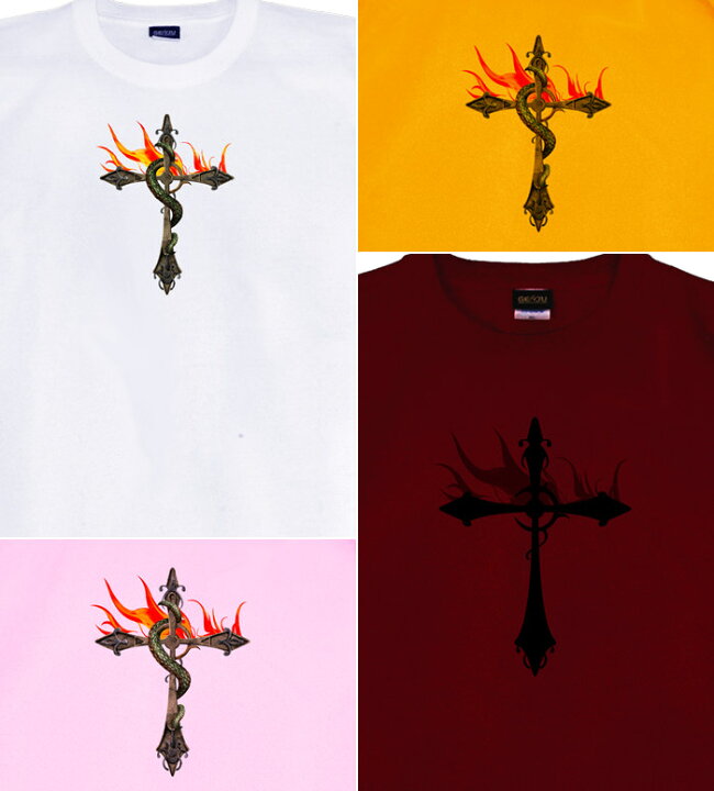 楽天市場】GENJU 十字架Tシャツ メンズ キッズ UVカット ドライ 