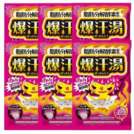 バイソン 爆汗湯 ソーダスカッシュの香り 60g×6個セット「メール便送料無料(A)」