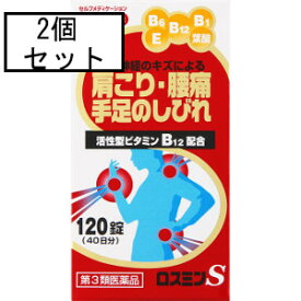 【第3類医薬品】AJD 米田薬品 ロスミンS 120錠×2個セット「宅配便送料無料(B)」