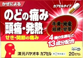 【第(2)類医薬品】薬王製薬 漢元ハヤオキカプセルゴールド 20カプセル「メール便送料無料(A)」