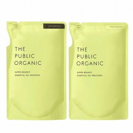 COLOURS ザ パブリックオーガニック スーパーバウンシー DM シャンプー&トリートメント 詰替セット 400mL+400mL「宅配便送料無料(B)」