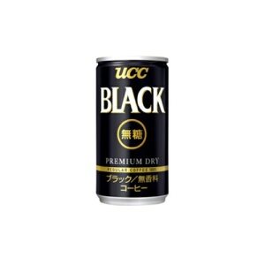 ブラック 無糖 185g×1ケース(30本入) UCC