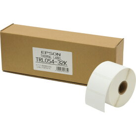 サーマルラベルロール紙 54mm幅 50×32mm 約1000枚/巻 ノーマル保存 1箱(3巻) TRL054-32K エプソン