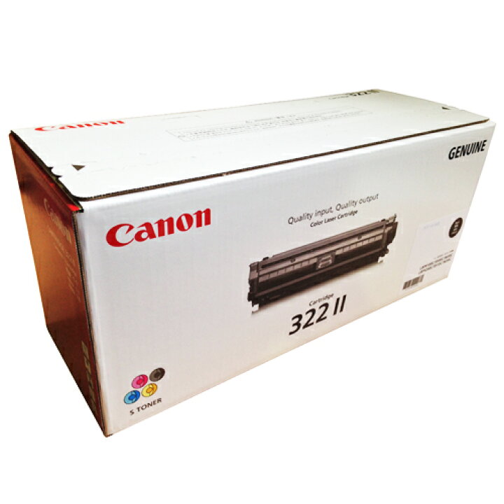 楽天市場】トナーカートリッジ322II 輸入純正品 ブラック 1個 EP-322 