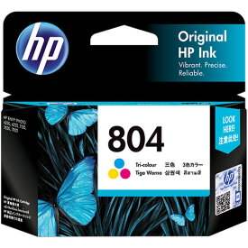 HP804　インクカートリッジ　3色カラー　T6N09AA　1個 T6N09AA HP#
