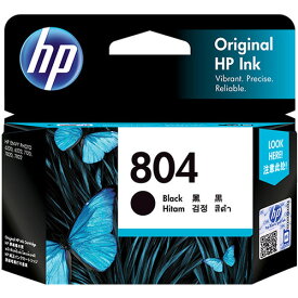 HP804　インクカートリッジ　黒　T6N10AA　1個 T6N10AA HP#