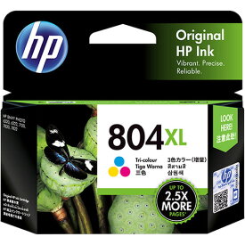 HP804XL インクカートリッジ 3色カラー 増量 1個 T6N11AA HP#