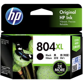 HP804XL インクカートリッジ 黒 増量 1個 T6N12AA HP#