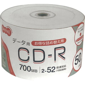 TANOSEE f[^pCD-R 700MB 52{ zCgChv^u lւp 1pbN(50) OSCR80GP50T ˏ