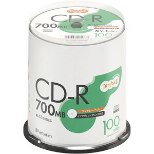 TANOSEE f[^pCD-R 700MB 48{ zCgChv^u XshP[X 1pbN(100) SR80FPW100T2 o[xC^