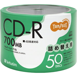 TANOSEE f[^pCD-R 700MB 48{ lߑւp 1Zbg(300:50×6pbN) SR80FC50TT2 o[xC^