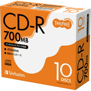 TANOSEE f[^pCD-R 700MB 48{ XP[X 1Zbg(100:10×10pbN) SR80FP10T2 o[xC^