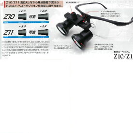 独立可変式拡大鏡 Z11 ブラック 1セット BSAサクライ