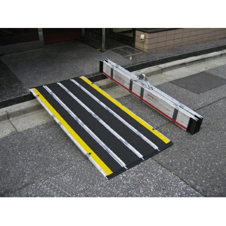 楽天市場】スロープ 折りたたみ式軽量スロープ デクパック シニア 