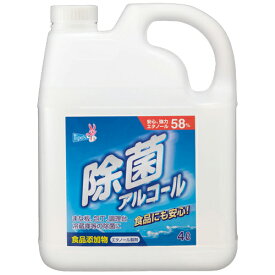 除菌アルコール 業務用 4L 1本 友和