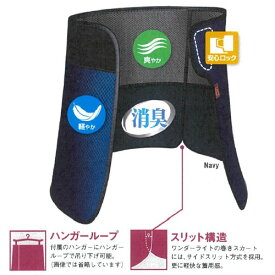 【一般医療機器】 HAGOROMOワンダーライト 巻スカート 鉛当量0.35mmPb ブルー M WSW5-25 S マエダ