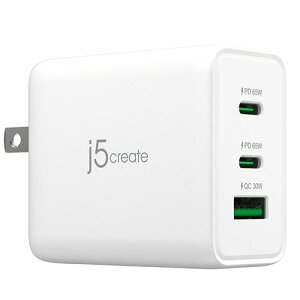 j5 Create 65W GaN 3�|�[�g USB PD�}���[�d�� JUP3365 1�� JUP3365 j5 Create #