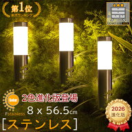 ランキング入賞 楽天1位!!進級版登場!【ステンレス/1000mAh大容量/IP65防水/8~10時間点灯】ソーラーライ…