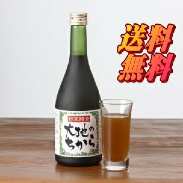 楽天市場】野草酵素飲料大地のちから 500ml 送料無料 お試し価格 80 
