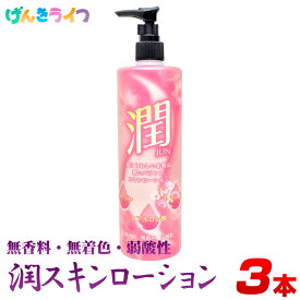 化粧水 大容量 さっぱり 全身 潤スキンローション 500ml 3本セット ダイイチコスメティック