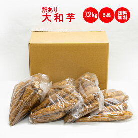 大和芋7.2kg（1.8Kg x 4袋） B品：訳あり【沖縄/離島は配送不可 ねっとりやまといも 送料無料】