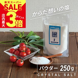 ＼6/11(火)1:59まで★割引多数&ポイント最大3倍／【1000円ポッキリ 送料無料】 岩塩 食用 ヒマラヤ岩塩 源気商会 クリスタル岩塩 透明 パウダー 250g パウチ パキスタン 食品 調味料 無添加 塩 ミネラル メール便送料無料 [3]