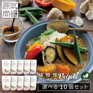 <2025年9月度 月間優良ショップ受賞>【10個セット】 カレールー 無添加 ベジテ Vegete 140g×10個 パウチ 甘口 中辛 辛口 選べる フレーク 保存料不使用 無添加カレールー 野菜 動物性原料不使用
