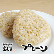 玄米おむすび プレーン 1個 おにぎり 冷凍 玄米おにぎり 玄米 個包装 レンチン 酵素 玄米 発芽 発酵 国産…