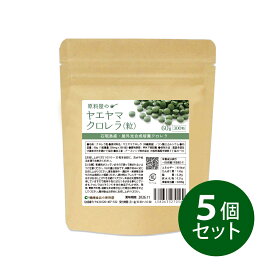 健康食品の原料屋 ヤエヤマ クロレラ 八重山クロレラ 粒 石垣島産 約150日分 300g(300粒×5袋)