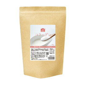 健康食品の原料屋 コラーゲン 粉末 パウダー 豚 コラーゲン ペプチド サプリ お徳用 1kg×1袋